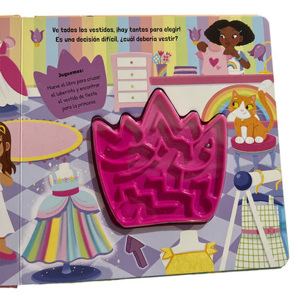 FIESTA DE PRINCESAS LIBRO LABERINTO