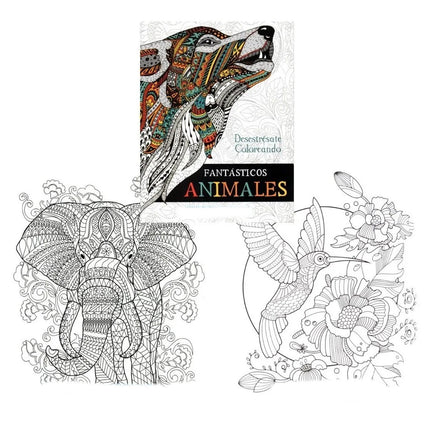 Fantasticos animales Mandalas