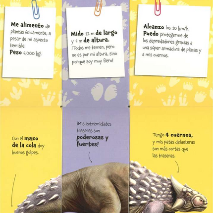 Libro interactivo Inventadinos  34x27x2cm