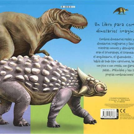 Libro interactivo Inventadinos  34x27x2cm