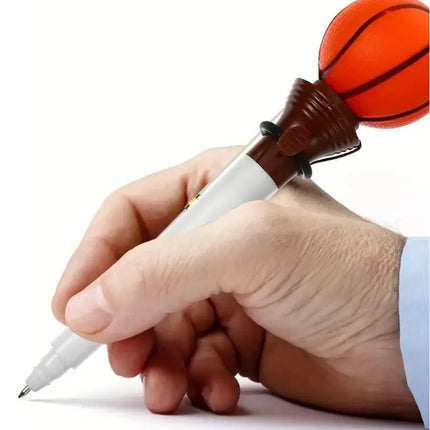 24 Lapiceros de Bolígrafo De Bola Forma De Pelota Bouncing Deportivo Material Ecológico Aleatorios Plumas Divertidas para Regalos, Oficina, Escuela y Uso Diario