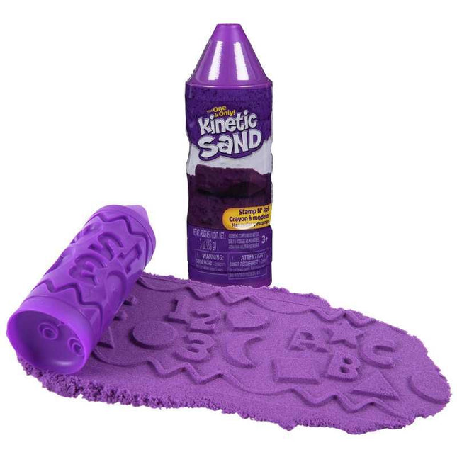 Kinetic Sand Crayón Stamp N' Roll  85 g