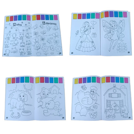 Libro con Acuarelas 24pag 21x19cm