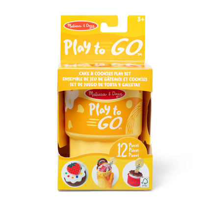 Juego de pastel y galletas