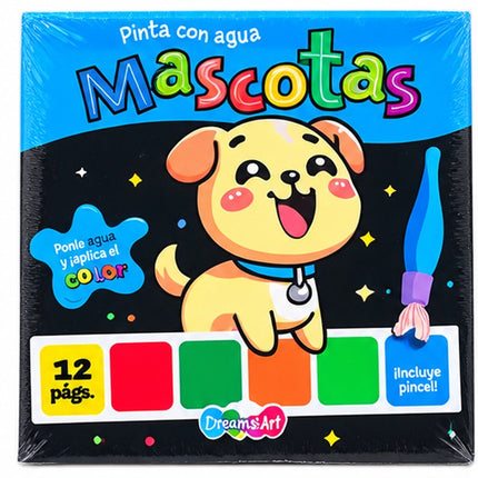 Libro pinta con Agua Mascotas