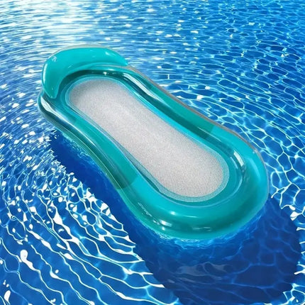 Colchón Inflable Flotante 160 x 84 cm para Alberca y Playa – Colchoneta Acuática para Piscina, Relajación y Verano