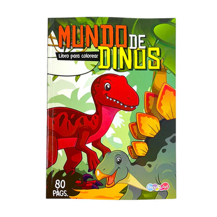 MUNDO DE DINOS LIBRO PARA COLOREAR