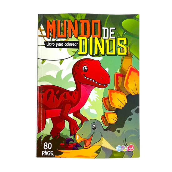 MUNDO DE DINOS LIBRO PARA COLOREAR