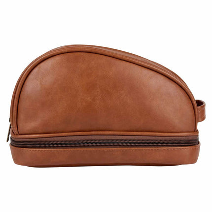 Neceser con asa. Compartimento principal e inferior con cierre 23 x 14.5 x 10 cm