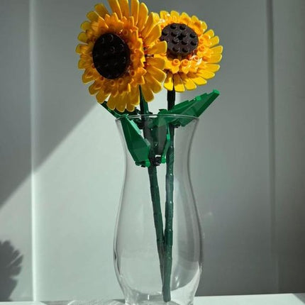 Flores  Girasoles Armables, Decoración Elegante para Escritorio y Hogar  191 piezas🌻