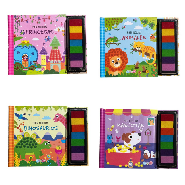 Pinta Huellitas 29x22cm 32pag