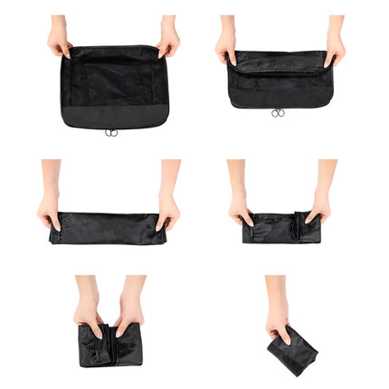 Organizador de Maleta 8 en 1, Bolsas de Viaje con Malla para Ropa, Calzado, Cosméticos y Accesorios, Set de Organizadores con Cierres y Asas para Equipaje, Ideal para Viajes y Vacaciones