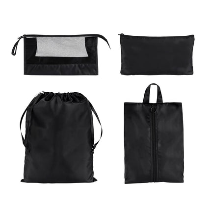 Organizador de Maleta 8 en 1, Bolsas de Viaje con Malla para Ropa, Calzado, Cosméticos y Accesorios, Set de Organizadores con Cierres y Asas para Equipaje, Ideal para Viajes y Vacaciones