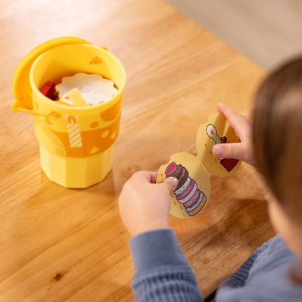 Juego de pastel y galletas