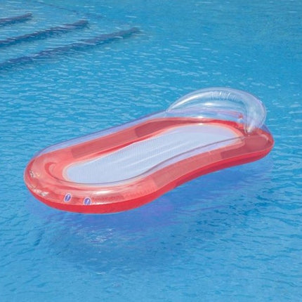 Colchón Inflable Flotante 160 x 84 cm para Alberca y Playa – Colchoneta Acuática para Piscina, Relajación y Verano