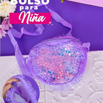 12 Bolso de un solo hombro con lentejuelas y felpa, colores surtidos 12.5 cm. Regalo para cumpleaños, Bolos para fiesta. Relleno para piñata. Recuerdo fiestas