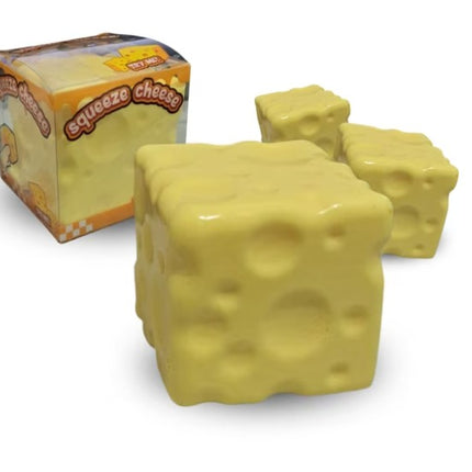 1 Squishy de Queso con Aroma para Niños, Juguete Sensorial Antiestrés, Bloque de Queso Realista, Suave y Apretujable para niños