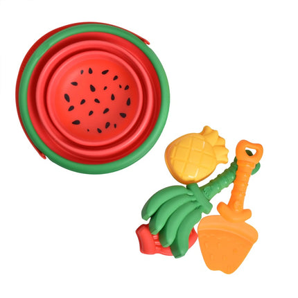 Juego de Playa con Cubeta Plegable y Accesorios Coloridos BU-2866