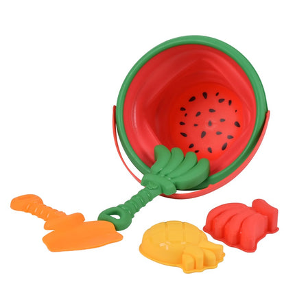 Juego de Playa con Cubeta Plegable y Accesorios Coloridos BU-2866