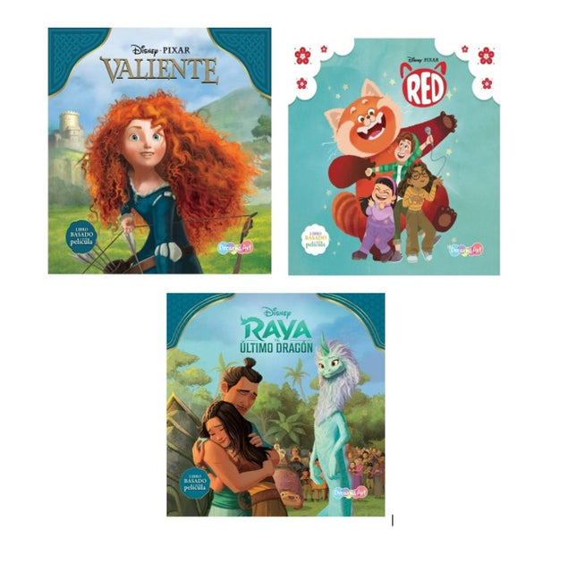 Set de 3 Cuentos Coleccion Disney 24 paginas.