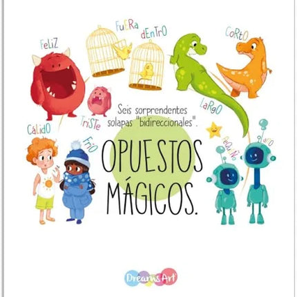 Libro Didactico Colores y Opuestos Magicos 12 Páginas 20x20cm