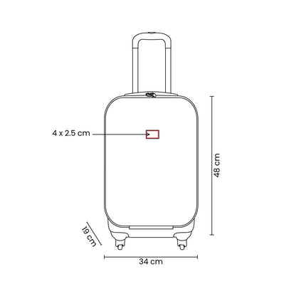 Maleta devonport con 4 Ruedas – Diseño Práctico y Seguro para Tus Viajes sin 901 N