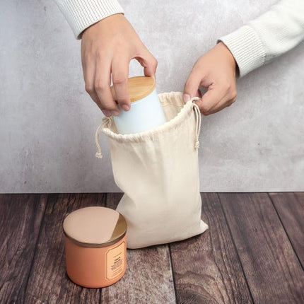 Bolsa con cierre de jareta