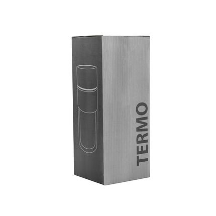 Termo de Vidrio de Doble Pared con Infusor de Acero Inoxidable, Tapa de Rosca Antiderrames, para Té, Café y Bebidas Calientes o Frías