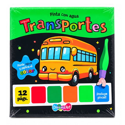 Libro pinta con Agua Transporte