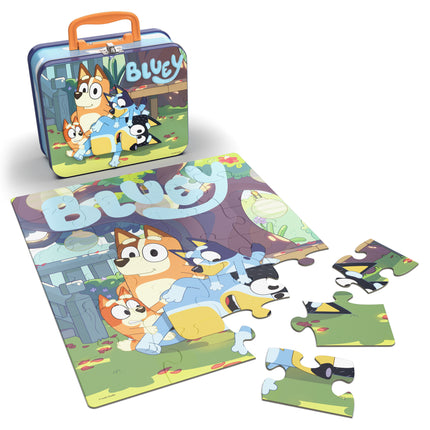 Rompecabezas de Bluey en lata