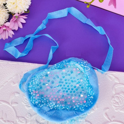 12 Bolso de un solo hombro con lentejuelas y felpa, colores surtidos 12.5 cm. Regalo para cumpleaños, Bolos para fiesta. Relleno para piñata. Recuerdo fiestas