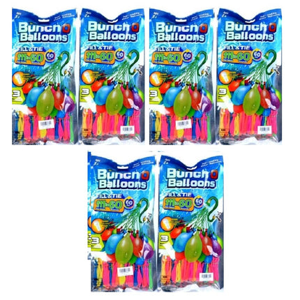 6 Bolsas de Globos 111 pzas Multicolor Llenado Rápido  de Agua 30 x 15 cm – Accesorio para Llenar Múltiples Globos, Ideal para Juegos de Verano