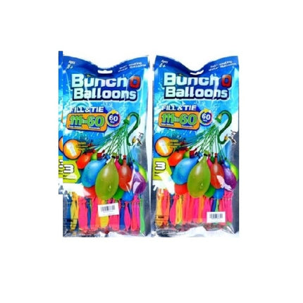 2 Bolsas de Globos 111 pzas Llenado Rápido  de Agua 30 x 15 cm – Accesorio para Llenar Múltiples Globos, Ideal para Juegos de Verano