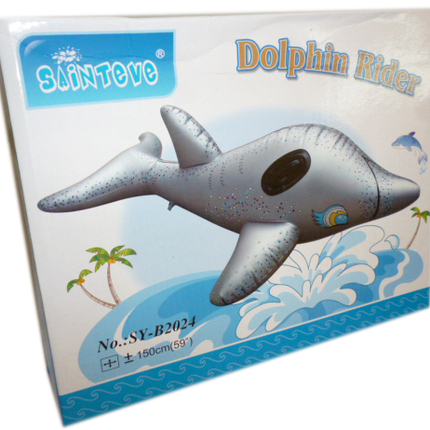 Montable Delfin inflable 1.5 m