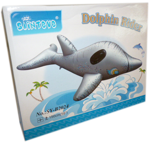 Montable Delfin inflable 1.5 m