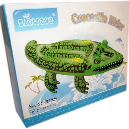 Montable Inflable Cocodrilo 1.48m