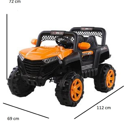 Carro Montable Electrico para Niños con Control Remoto Amarillo 2040005-4R Storyland