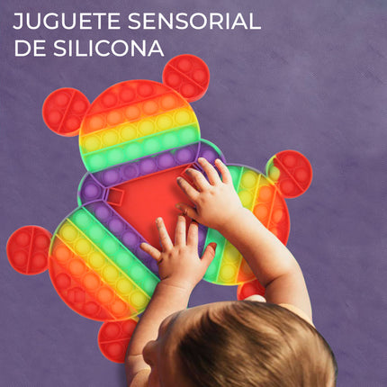 Pop It De Juguete Sensorial De Silicona Con Dados
