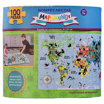 Rc Mapa Mundial Gigante Storyland JCA-1923