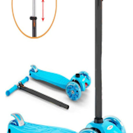 Patín Del Diablo Scooter Ruedas Luces Led con Baston Storyland