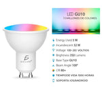 Foco Inteligente De Colores Con Wifi, Luz Led Rgb, Compatible Ios/android Storyland LED.GU10
