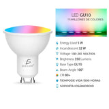 Foco Inteligente De Colores Con Wifi, Luz Led Rgb, Compatible Ios/android Storyland LED.GU10