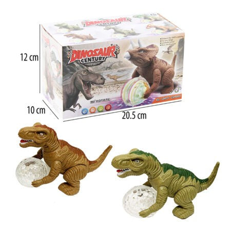 Dinosaurios con bola de luces