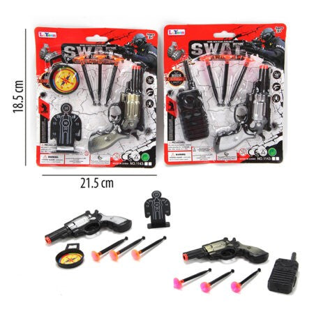 PISTOLA DE DARDOS CON ACCESORIOS