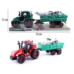 TRACTOR DE GRANJA CON ANIMALITOS FRICCION