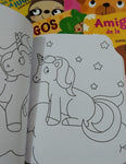 Libros para colorear de animalitos 6 pzas