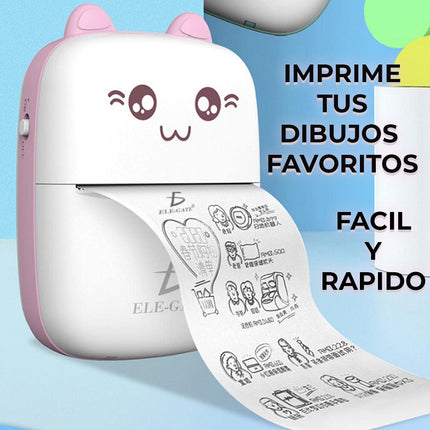 Mini Impresora Térmica Portátil Bluetooth Para Celular Pc Rosa Storyland  IM04