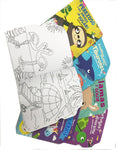 Libros para colorear de animalitos 6 pzas